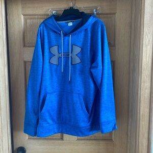 Men's Underarmour hoodie sweatshirt in blue 2x